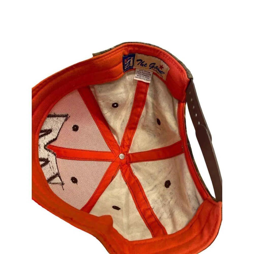 Martin Blaze Orange &‎ Camo Adjustable Hat Snapback The Game